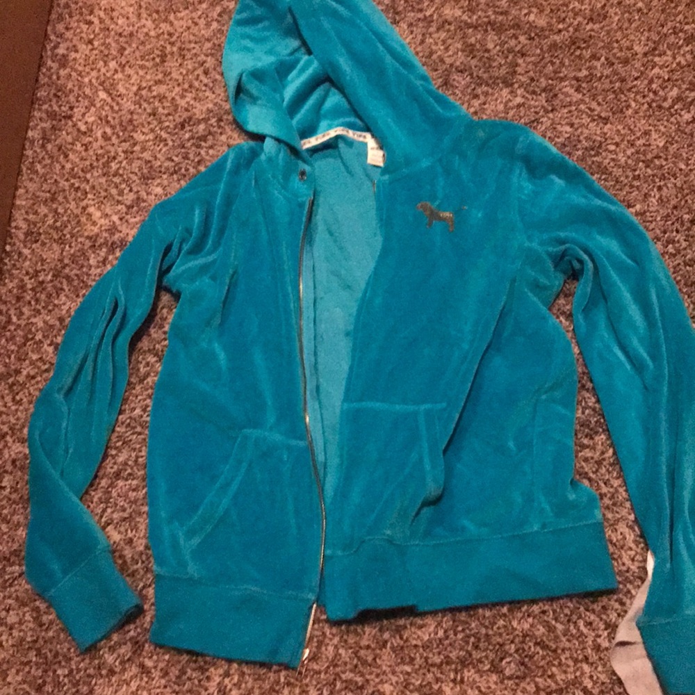 Suede Victoria’s Secret Pink zip up